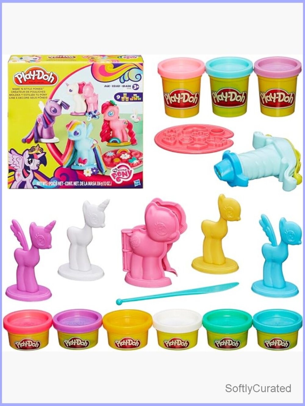 Play-Doh Make & Style Ponies Set, My Little Pony Arts and Crafts Playset